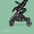 Poussette canne légère compacte 0 22 kg pliage automatique