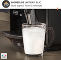 Machine café grains 17 L expresso buse vapeur cappuccino 2 tasses Essential noir