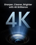 Mini vidéoprojecteur 4K triple laser 1100 lumens autofocus Google TV Netflix