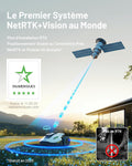 Robot tondeuse YUKA Mini 500 sans fil NetRTK Vision pente 50% cartographie auto module 4G