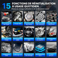 Valise diagnostic auto système complet 15 réinitialisations contrôle bidirectionnel