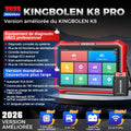 Valise diagnostic auto K8 Pro OBD2 systèmes complets 42 réinitialisations contrôle bidirectionnel CANFD DOIP