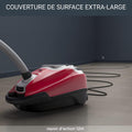 Aspirateur avec sac silencieux haute filtration 45 L accessoires poils animaux Silence Force rouge