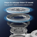 Robot nettoyeur vitres S7 5500Pa pulvérisation automatique châssis 3D flottant sécurité multiples télécommande
