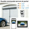 Kit visiophone connecté 2 fils écran 7 pouces déverrouillage distance
