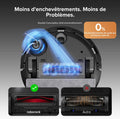 Aspirateur robot laveur station 10000 Pa vidage automatique navigation évitement obstacles