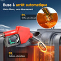 Pompe gasoil sans fil 45 L min batterie 21 V pistolet arrêt automatique