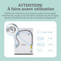 Lave linge frontal CFE12EW80/W-FR 8kg classe A moteur 1400 tr/min 15 programmes blanc