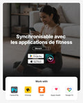 Vélo appartement intérieur silencieux résistance réglable écran LCD siège confortable app capacité 136kg
