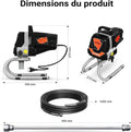 Pulvérisateur haute pression 207 bars buse rallonge