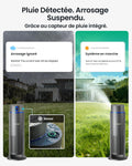 Système irrigation intelligent IrriSense 2 multi zones contrôle app capteur pluie 446 m²