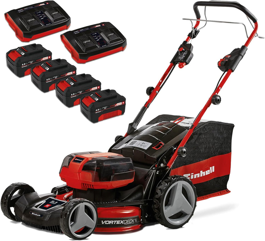 Tondeuse à gazon sans fil 36V 47 cm autotractée moteur brushless avec batteries