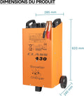 Chargeur batterie 12 V 24 V modèle 430