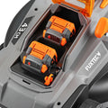 Tondeuse gazon sans fil 40 V 43 cm 40 L hauteur réglable avec batteries et chargeur