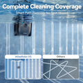 Robot piscine fond parois sans fil 180 min 4 modes docking précision pour 300 m2
