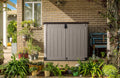 Abri horizontal range poubelle 1200 L beige