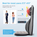 Siège massant shiatsu dos cou chaleur compression 2D 3D