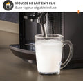 Machine café grains expresso 2 tasses buse vapeur nettoyage automatique