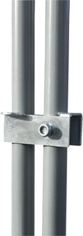 Enclos poulailler 24 m2 acier galvanisé porte coulissante