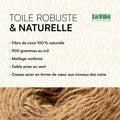 Voile ombrage coco toile écologique plusieurs tailles formes terrasse jardin pergola