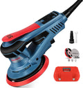 Ponceuse excentrique 150 mm 350 W 7 vitesses avec disques et mallette