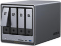 NAS bureau 4 baies DXP4800 Pro Intel i3 1315U 8 Go DDR5 10 GbE 25 GbE M.2 NVMe HDMI 4K SSD 128 Go
