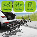 Porte vélos pour 2 vélos plateforme rabattable