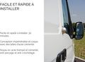 Serrures antivol utilitaire double kit fermeture débrayable nickel