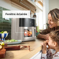Friteuse air chaud XXL 7,2 L 7 programmes vitre éclairée