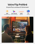 Vidéoprojecteur portable 1080P 500 lumens rotation 150 degrés haut parleurs intégrés