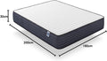 Matelas 160x200 cm 30 cm mousse mémoire latex confort ferme 7 zones réversible
