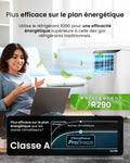 Climatiseur mobile 9000 BTU 4 en 1 WiFi minuterie 24 h télécommande kit fenêtre 22 m² classe A