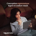 Liseuse couleur Libra Colour écran E Ink Kaleido 3 7 pouces mode sombre étanche audio 32 Go blanc
