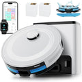 Aspirateur robot laveur M2 Plus station vidange automatique navigation laser 6000Pa évitement obstacles app