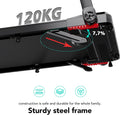 Tapis de course pliable 12 km/h affichage LED app support tablette compact maison bureau