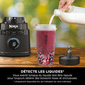 Blender processor 3 en 1 Detect Power 1200W bol mélange lame malaxeur gobelet individuel pétrir mixer hacher TB401EU