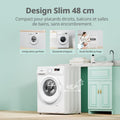Lave linge frontal CFE12EW80/W-FR 8kg classe A moteur 1400 tr/min 15 programmes blanc