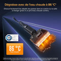 Nettoyeur vapeur sans fil 180 degrés 22 kPa séchage 5 min contrôle appli