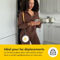 Tire lait électrique double mains libres compact avec application