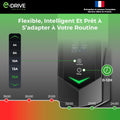 Chargeur voiture électrique 3,7 kW 6 m écran LCD départ différé câble type 2