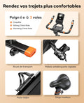 Vélo appartement magnétique connecté appli résistance réglable 160 kg