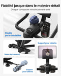 Vélo appartement intérieur silencieux résistance réglable écran LCD siège confortable app capacité 136kg