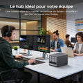NAS bureau 4 baies DXP4800 Pro Intel i3 1315U 8 Go DDR5 10 GbE 25 GbE M.2 NVMe HDMI 4K SSD 128 Go