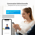 Talkie walkie vidéo 2K écran 7 pouces détection présence vision nocturne étanche WiFi