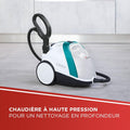 Nettoyeur vapeur 4 bars autonomie illimitée recharge continue avec accessoires