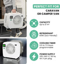 Climatiseur split AC2401 pour caravane camping car bateau 2400 BTU modèle amélioré