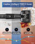Aspirateur eau et poussière sans fil 50 min séchage 85 degrés nettoyage bords
