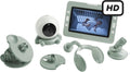 Babyphone caméra écran 5 pouces HD autonomie 8 h avec supports