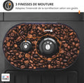 Machine café grains 17 L expresso buse vapeur cappuccino 2 tasses Essential noir