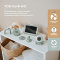 Babyphone caméra écran 5 pouces HD autonomie 8 h avec supports